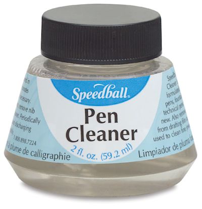 Speedball Pen Cleaner - Front of 2 oz bottle