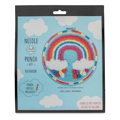 Needle Creations Needle Punch Kit - Rainbow, 8" (In packaging)