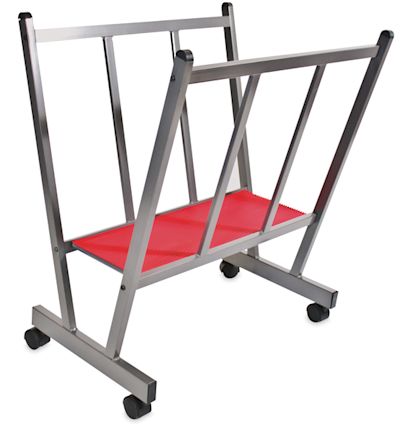 Avanti Metal Print Rack - Angled view of empty Print Rack