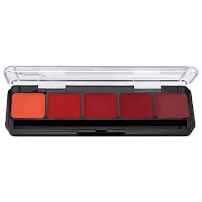 Graftobian Lip Palettes- 5 Well Red