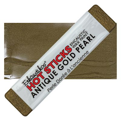 Enkaustikos Hot sticks Encaustic Wax Paint - Antique Gold Pearl, 13 ml stick