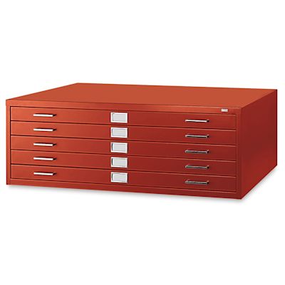 Safco Steel Flat File - Lobster Trap, 5 Drawer, Small