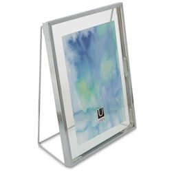 Umbra Wedge Frame - Chrome, 5'' x 7''