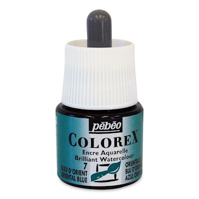 Pebeo Colorex Ink - 45 ml, Oriental Blue