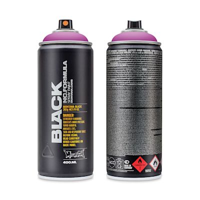 Montana Black Spray Paint - Illison, 400 ml can