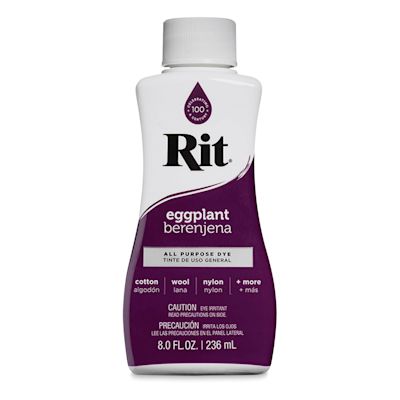 Rit Liquid Dye - Eggplant, 8 oz (Bottle)