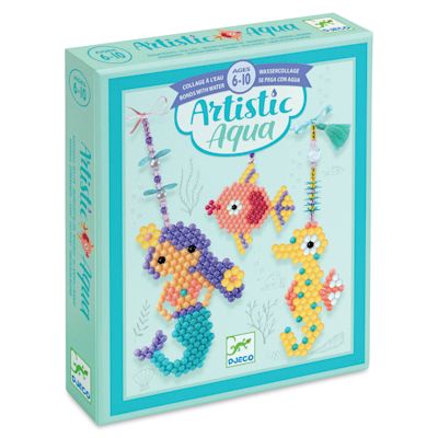 Djeco Le Grand Artist Artistic Aqua Bead Kit - Sea Charms (front of package)