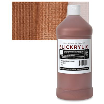 Blickrylic Student Acrylics - Metallic Copper, Quart