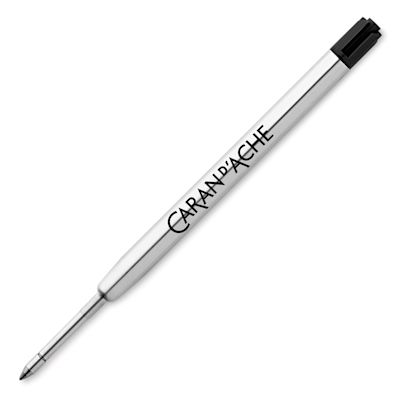 Caran D 'Ache 849 Rollerball Ink Cartridge - Black, Fine Tip