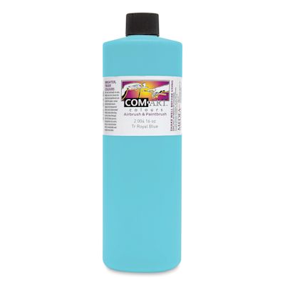 Iwata Com-Art Airbrush Color - 16 oz, Transparent Royal Blue