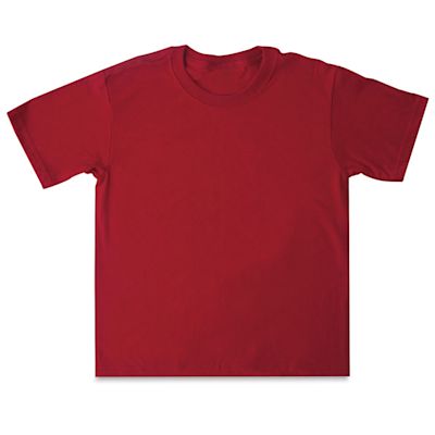 First Quality 50/50 T-Shirts, Youth Sizes - Red Small (6-8)