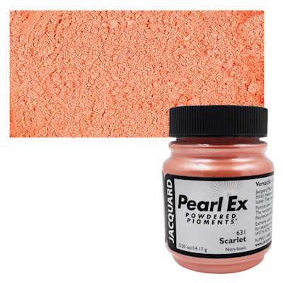 Jacquard Pearl-Ex Pigment - 0.5 oz, Scarlet