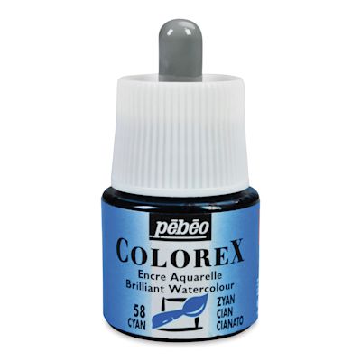 Pebeo Colorex Ink - 45 ml, Cyan
