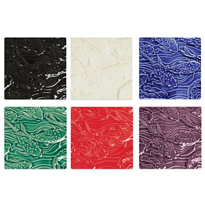 Amaco Lead-Free LG Series Gloss Glazes - 7-12 Class Pack No. 1, Set of 6