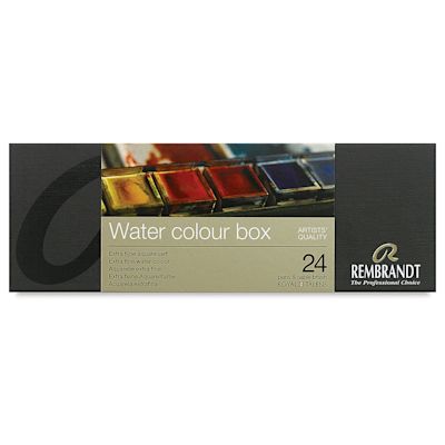 Rembrandt Watercolor 24 pc Half Pan Set - front of package