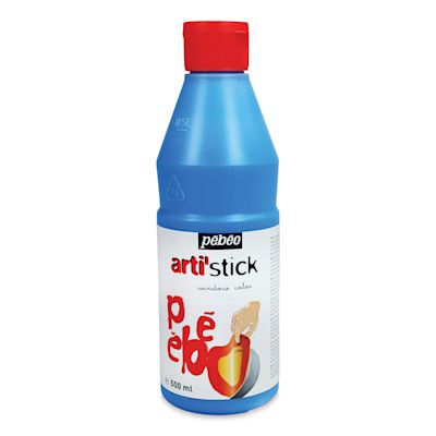 Pebeo Arti' Stick Window Color - Dark Blue, 500 ml bottle