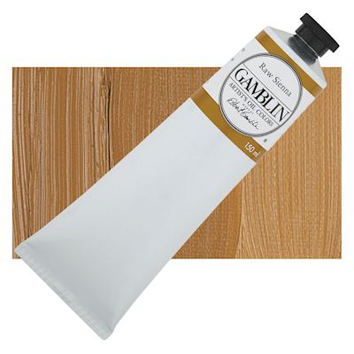 Gamblin Artist's Oil Color - Raw Sienna, 150 ml tube