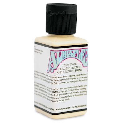 Alpha6 AlphaFlex Textile and Leather Paint - Ivory, 74 ml, Bottle