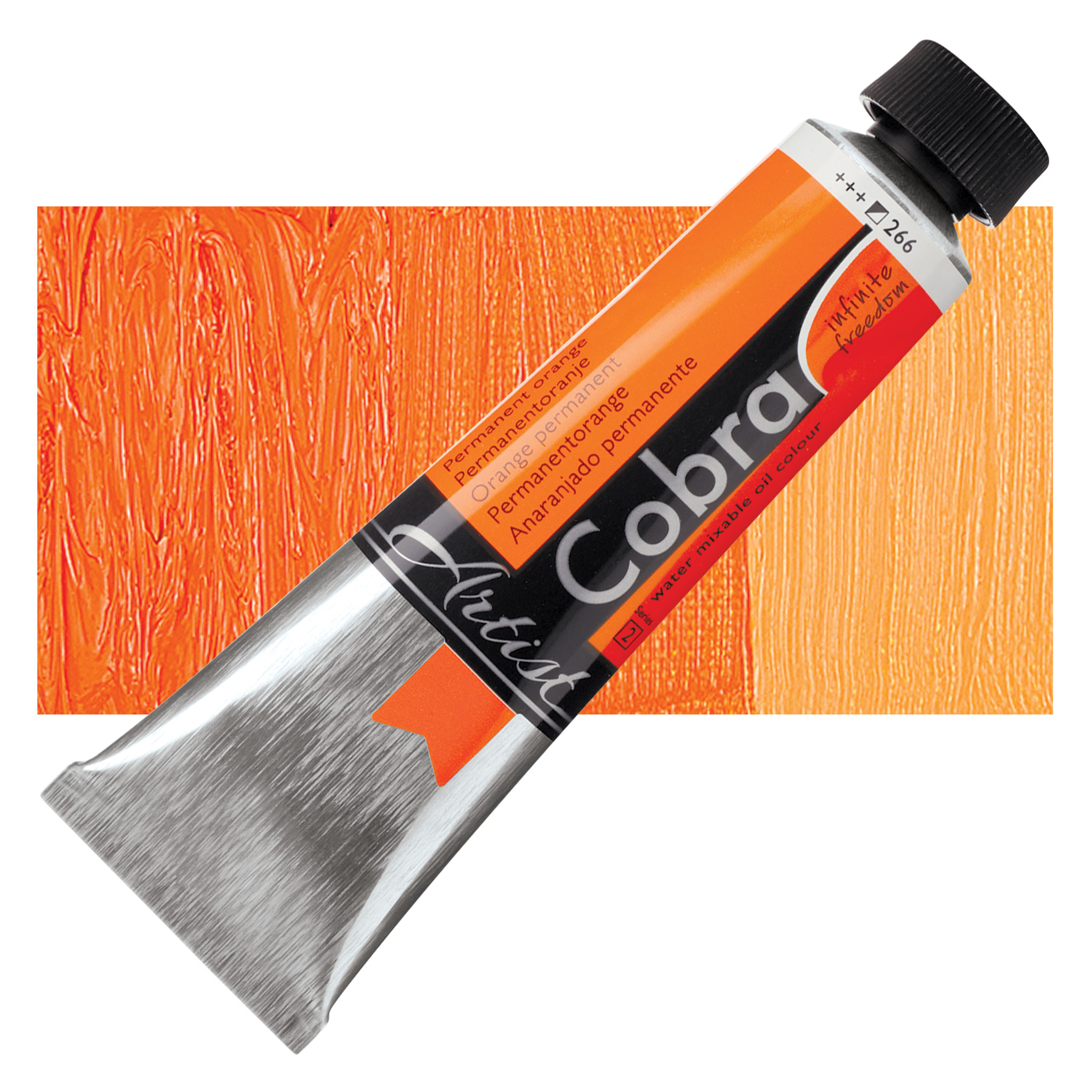 Cobra Artist Water Mixable Oil Paint Permanent Orange Ml Tube