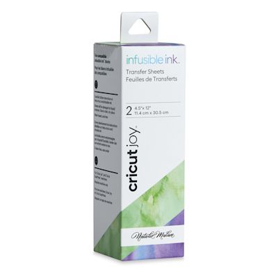 Cricut Joy Infusible Ink Patterned Transfer Sheets - Malan Park, 4-1/2" x 12", Package of 2 (In packaging)