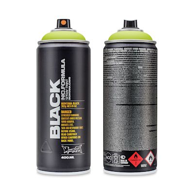 Montana Black Spray Paint - Wild Lime, 400 ml can