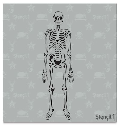 Stencil1 Stencil - Skeleton, 5-3/4'' x 6''