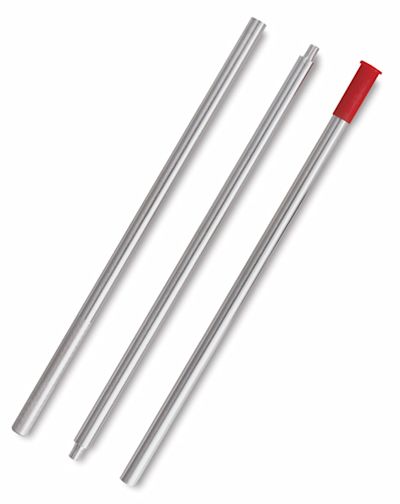 Excel Blades 3-Section Mahl Stick - 3 sections of stick shown at an angle