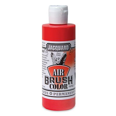 Jacquard Airbrush Paint - 4 oz, Iridescent Scarlet