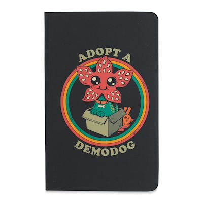 Denik Soft Cover Layflat Notebook - Adopt a Demodog, 8-1/4" x 5-1/4"