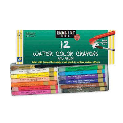 Sargent Art Water Color Crayons - Set of 12