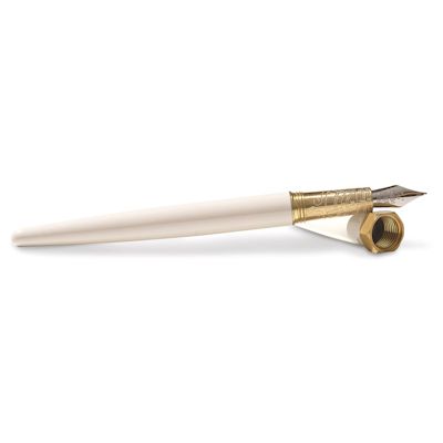 Ferris Wheel Press Brush Fountain Pen - Crème Glacée White, Fine