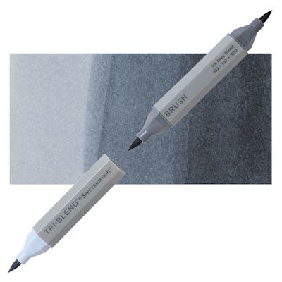 Spectrum Noir Triblend Brush Marker - Ice Grey Blend