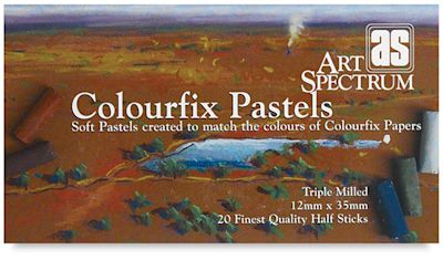 Art Spectrum Colourfix Soft Pastel Set - Assorted Colors, Half Sticks, Set of 20