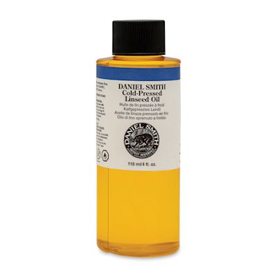 Daniel Smith Cold-Pressed Linseed Oil - 118 ml, Bottle