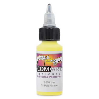 Iwata Com-Art Airbrush Color - 1 oz, Transparent Pale Yellow