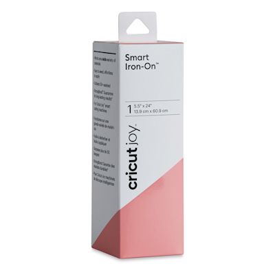 Cricut Joy Smart Iron-On - Blush, 5-1/2" x 24", Roll (In packaging)