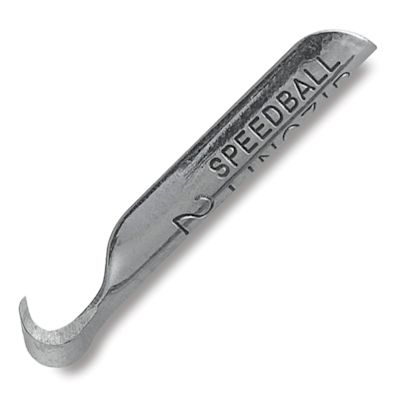 Speedball Linozips - Small U Gouge cutter shown at angle