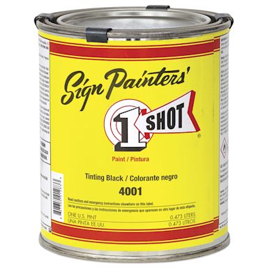 1-Shot Tinting - Black, Pint