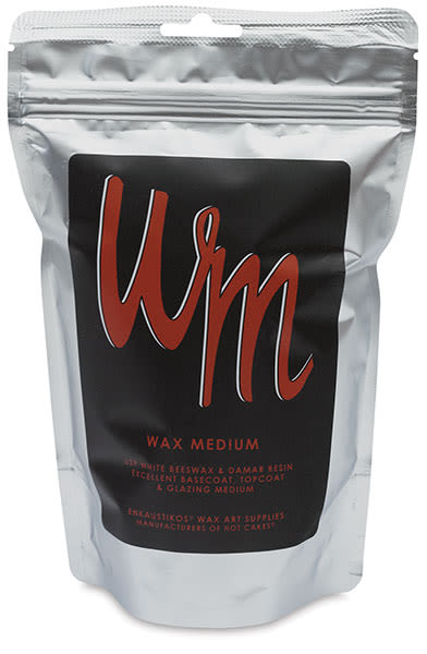 Enkaustikos Wax Medium - Front of 8 oz packet of Wax Medium