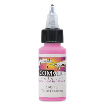 Iwata Com-Art Airbrush Color - 1 oz, Transparent Manganese Violet