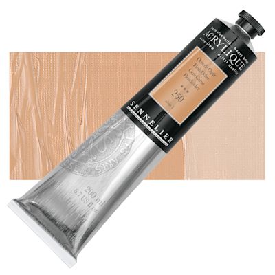 Sennelier Extra-Fine Artist Acryliques - Flesh Ochre, 200 ml tube