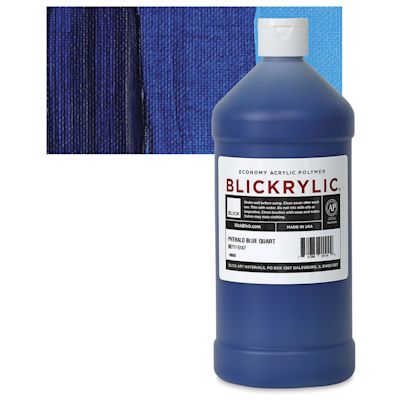 Blickrylic Student Acrylics - Phthalo Blue, Quart
