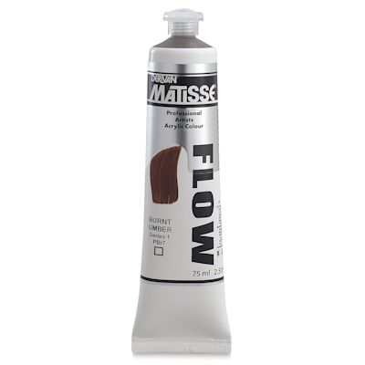 Matisse Flow Acrylic Burnt Umber, 75 ml