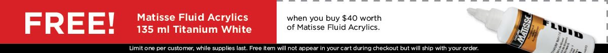 WBTS Deal - Matisse Fluid Acrylics Banner