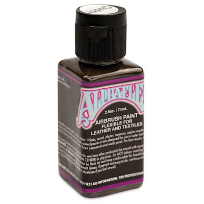 Alpha6 AlphaFlex Airbrush Textile and Leather Paint - Chocolate, 2.5 oz