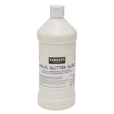 Sargent Art Acylic Glitter Glaze - 32 oz bottle