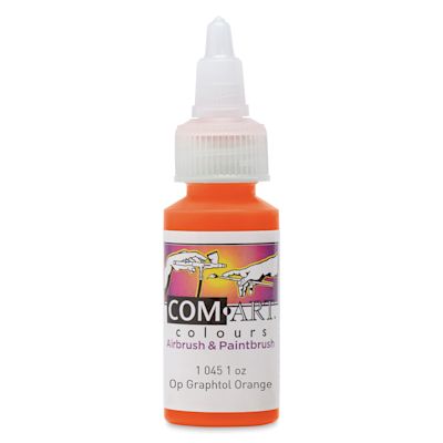 Iwata Com-Art Airbrush Color - 1 oz, Opaque Graphtol Orange
