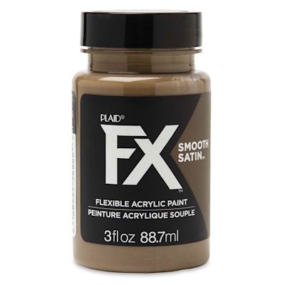 Plaid FX Smooth Satin Flexible Acrylic Paint - Grounded, 3 oz