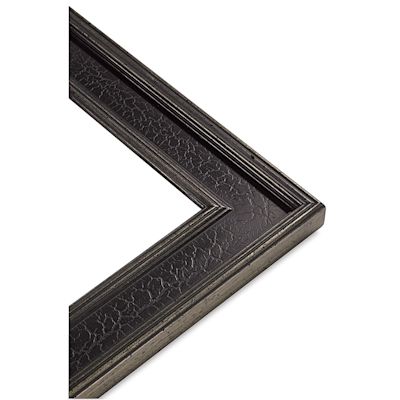 Blick Concerto Wood Frame - 11" x 14" x 1/2", Black Crackle/Silver