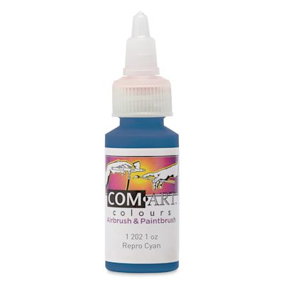 Iwata Com-Art Airbrush Color - 1 oz, Reproduction Cyan